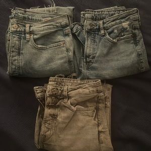 Lot of (3) old navy jeans